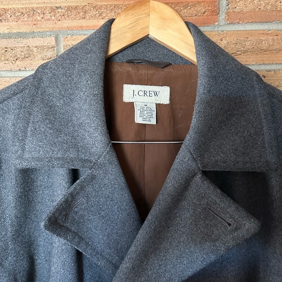 J Crew grey peacoat size M. - Picture 2 of 16